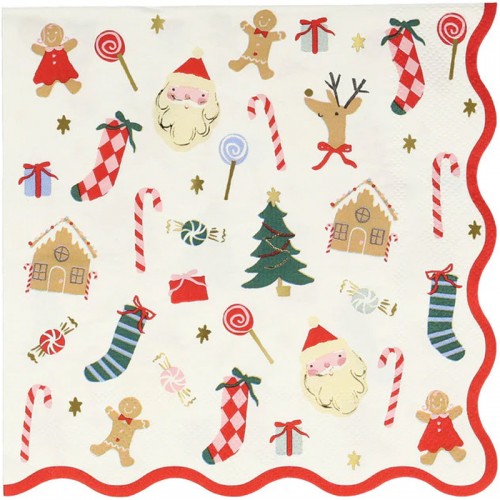 Guardanapos Natal Vermelho